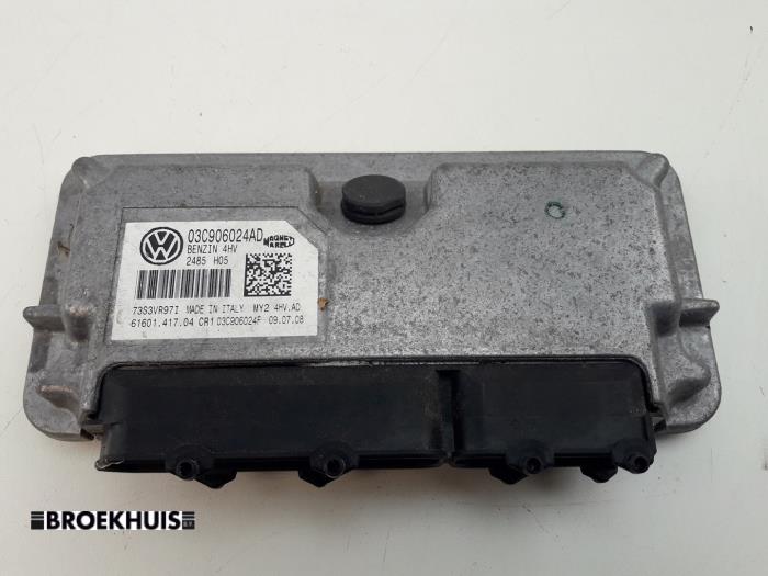 Gebruikte Inspuitcomputer Volkswagen Polo IV (9N1/2/3) 1.4 16V Prijs € 75,00 Margeregeling aangeboden door Autobedrijf Broekhuis B.V.