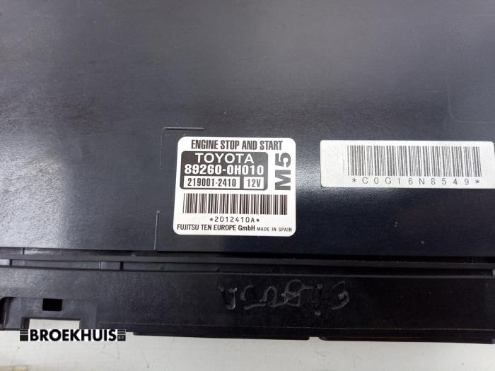 Inspuitcomputer van een Citroën C1 1.0 Vti 68 12V 2017