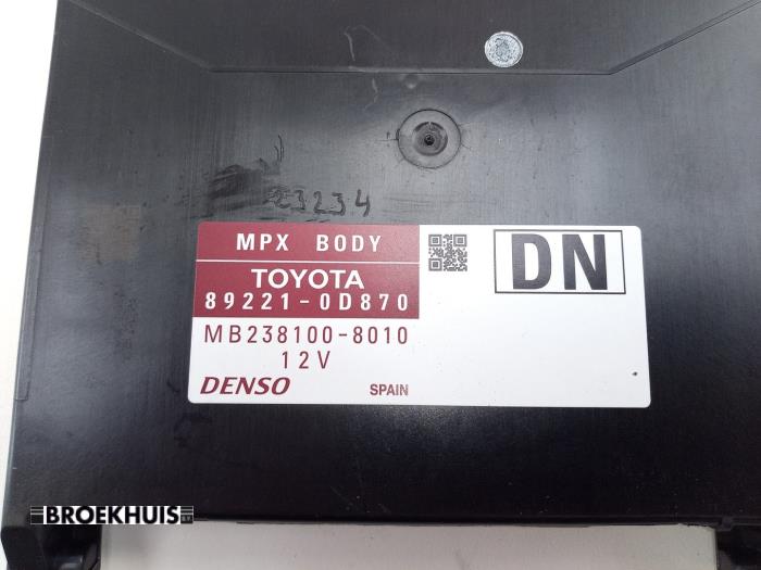 Computer Body Control van een Toyota Yaris III (P13) 1.5 16V Hybrid 2019