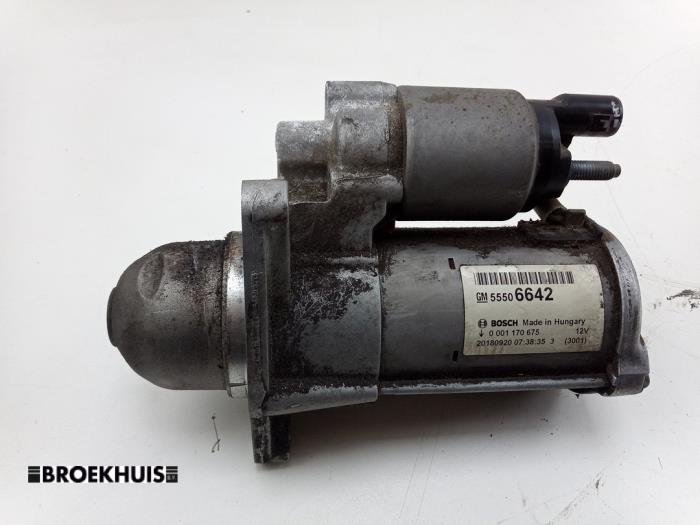 Gebruikte Startmotor Opel Astra K Sports Tourer 1.0 Turbo 12V Prijs € 30,00 Margeregeling aangeboden door Autobedrijf Broekhuis B.V.