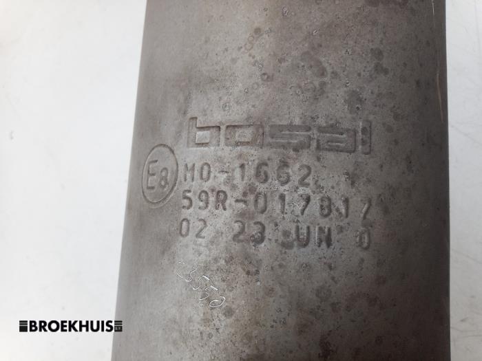 Uitlaat Einddemper van een Seat Ibiza IV (6J5) 1.4 16V 2012