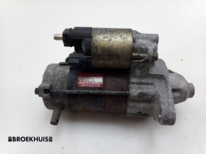 Gebruikte Startmotor Toyota Corolla (E12) 1.6 16V VVT-i Prijs € 25,00 Margeregeling aangeboden door Autobedrijf Broekhuis B.V.