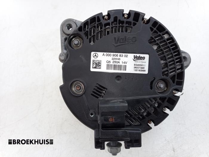 Dynamo van een Mercedes-Benz Sprinter 3,5t (907.6/910.6) 315 CDI 2.0 D RWD 2023