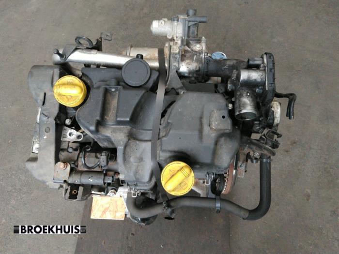 Motor van een Renault Grand Scénic III (JZ) 1.5 dCi 110 2010