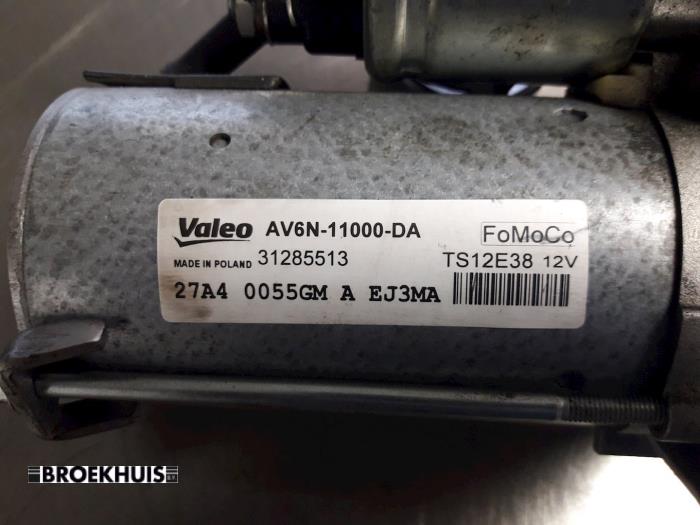 Startmotor van een Volvo V40 (MV) 1.6 T3 GTDi 16V 2014