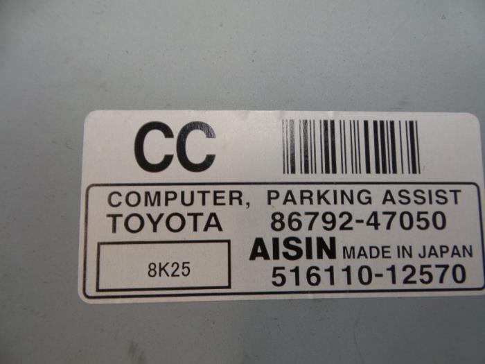 Parkeerhulp computer van een Toyota Prius (NHW20) 1.5 16V 2009