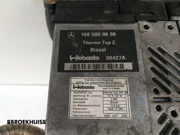 Standkachel van een Mercedes-Benz A (W168) 1.7 A-160 CDI 16V 2000