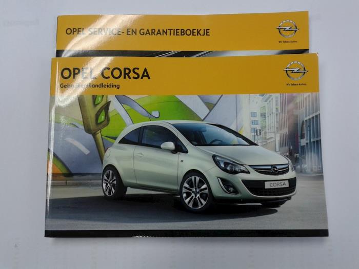 Opel Corsa Betriebsanleitung Autoteile