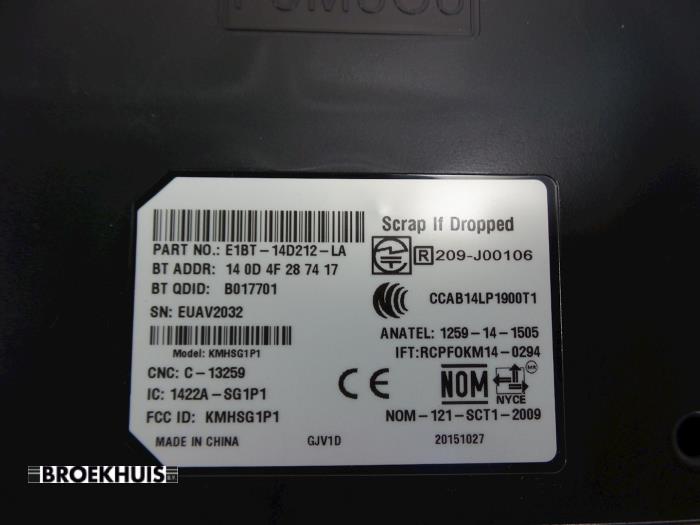 Ford Ecosport Bluetooth modules voorraad Onderdelenlijn.nl