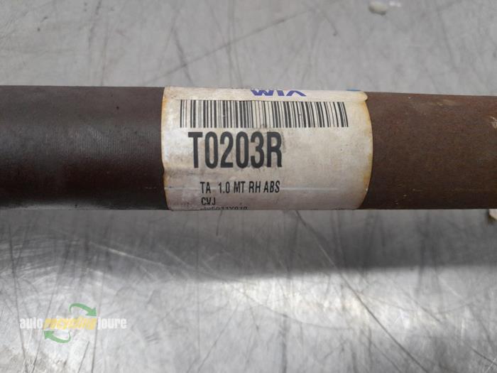 Aandrijfas rechts-voor van een Kia Picanto (TA) 1.0 12V 2016