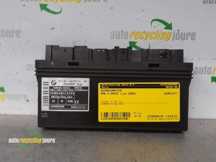 Gebruikte Boordcomputer BMW 5 serie Touring (E61) 525i 24V Prijs € 39,99 Margeregeling aangeboden door Autorecycling Joure B.V.