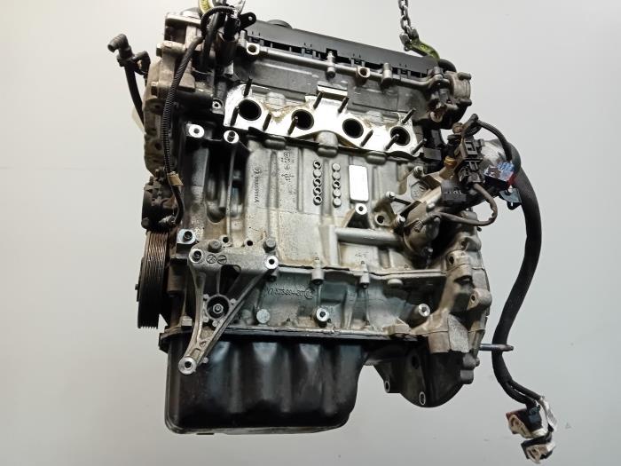 Motor van een Peugeot 208 2012