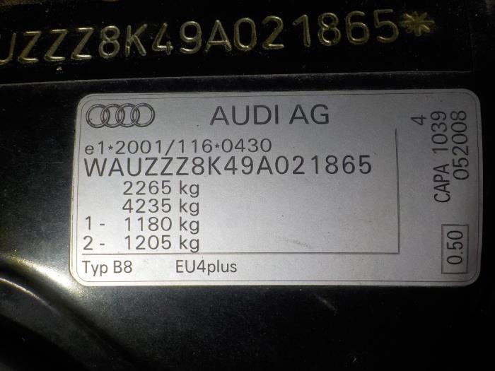 Computer Body Control van een Audi A4 2008
