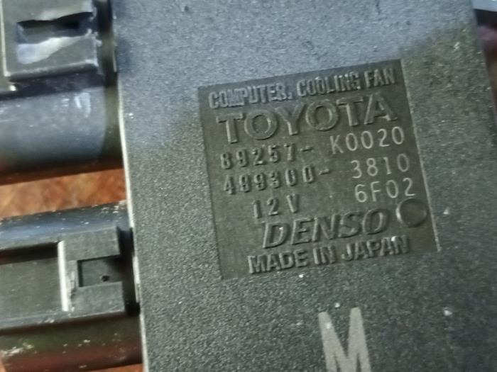 Computer Koeling van een Toyota Yaris 2022