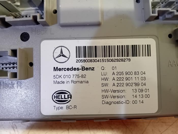 Computer Body Control van een Mercedes C-Klasse 2015