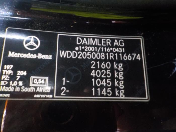 Computer Body Control van een Mercedes C-Klasse 2015