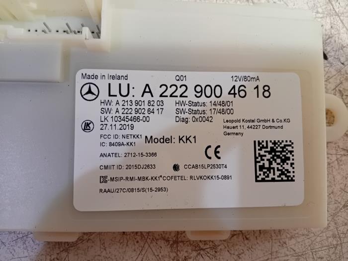 Computer Diversen van een Mercedes C-Klasse 2020