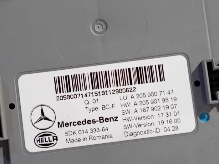 Computer Body Control van een Mercedes C-Klasse 2020