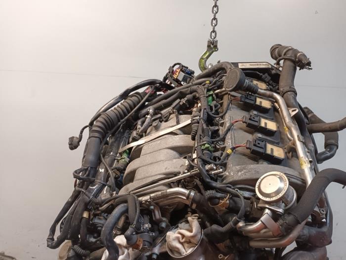 Motor van een Audi RS6 2003