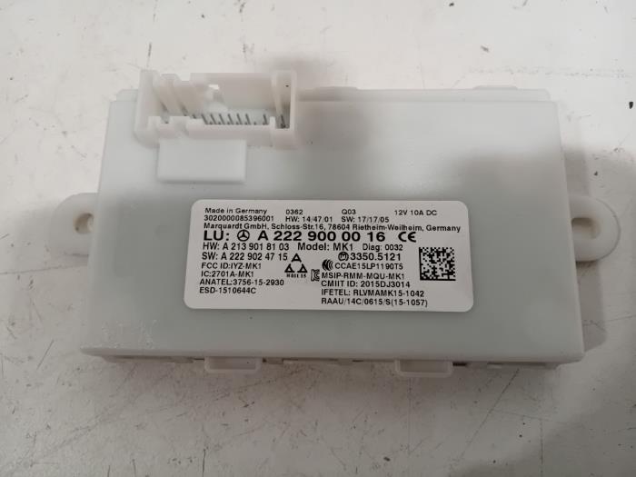 Computer Diversen van een Mercedes E-Klasse 2020