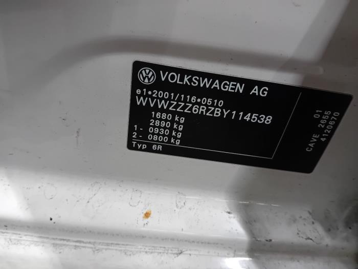 Computer Motormanagement van een Volkswagen Polo 2011