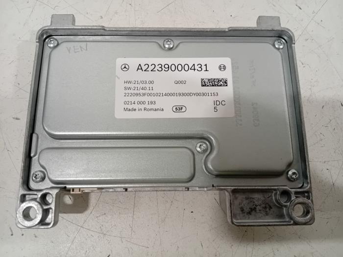 Computer Diversen van een Mercedes EQE 2022