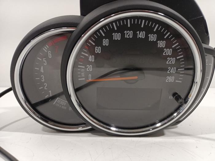 Instrumentenpaneel van een BMW X1 2017