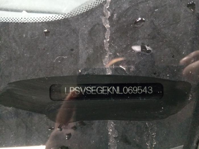 Display Interieur van een Polestar 2 2022