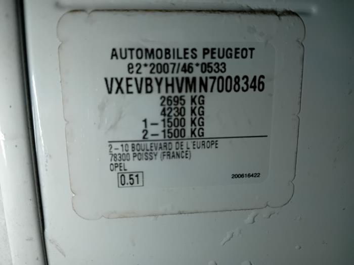 Lambda Sonde van een Opel Vivaro 2022