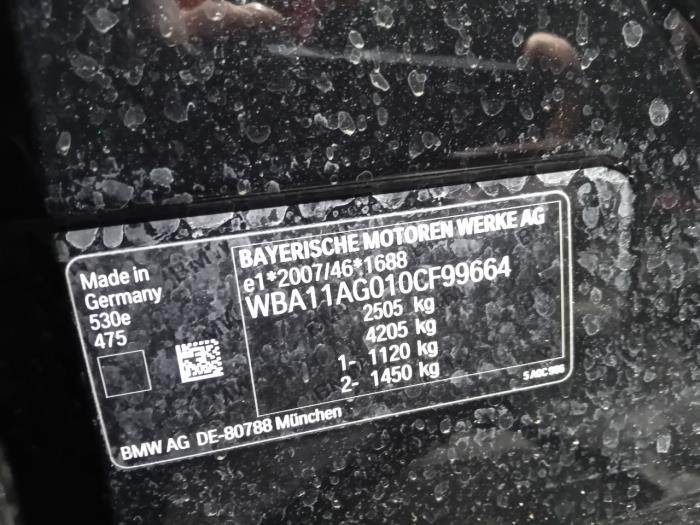 Koeling Module van een BMW 5-Serie 2020