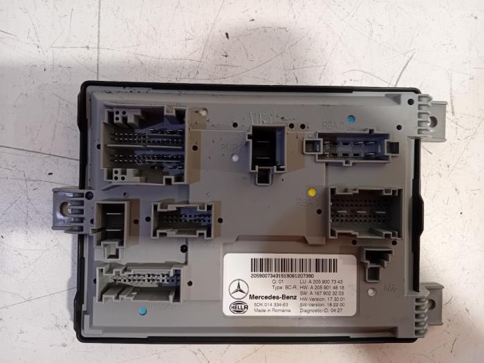 Gebruikte Bodycontrol Module Mercedes C-Klasse Prijs € 75,00 Margeregeling aangeboden door Van der Ven Autorecycling B.V.