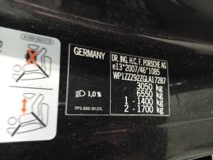 Computer Diversen van een Porsche Cayenne 2016