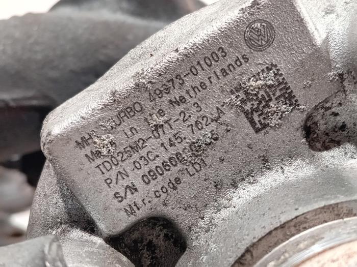 Turbo van een Volkswagen Passat 2009