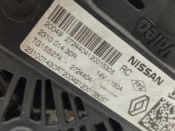 Dynamo van een Nissan Micra 2020