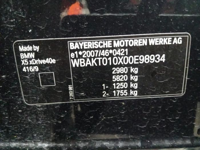 Intercooler van een BMW X3 2015