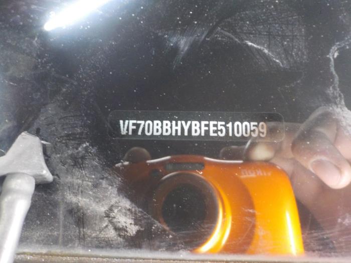 Intercooler van een Citroen Berlingo 2015