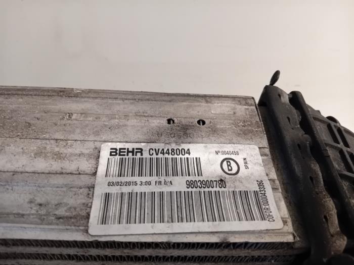 Intercooler van een Citroen Berlingo 2015