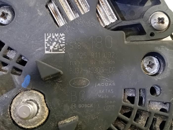 Dynamo van een Landrover Freelander 2016