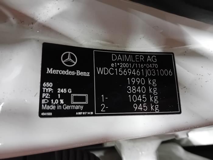 Computer Diversen van een Mercedes GLA 2014