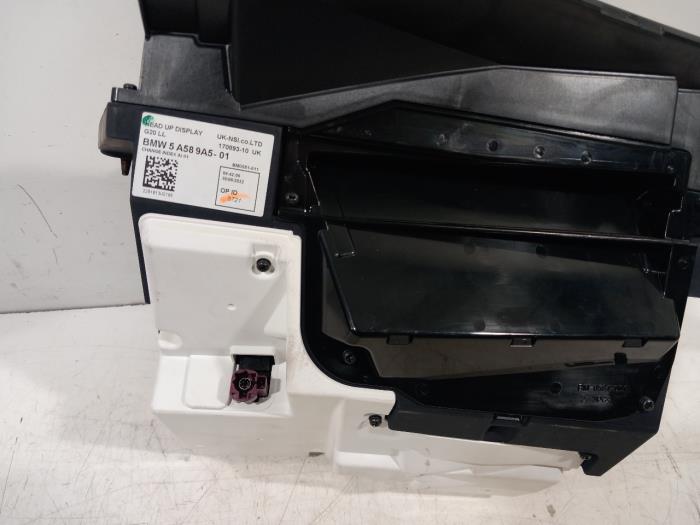Head-up display van een BMW 3-Serie 2022