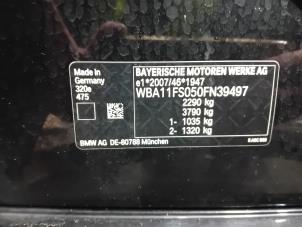 Head-up display van een BMW 3-Serie 2022