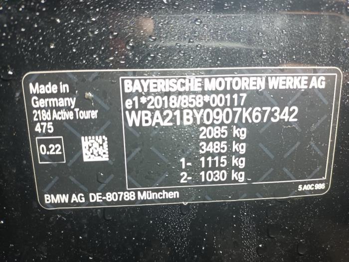 Lambda Sonde van een BMW 2-Serie 2022