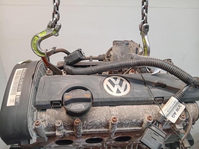 Motor van een Volkswagen Polo 2012