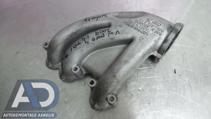 Gebruikte Spruitstuk Inlaat Volkswagen Polo IV (9N1/2/3) 1.4 TDI 70 Prijs op aanvraag aangeboden door Autodemontage Aandijk