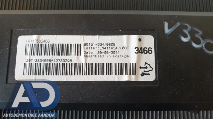 Gebruikte Computer Koeling Opel Astra J (PC6/PD6/PE6/PF6) 1.6 16V Ecotec Prijs € 39,99 Margeregeling aangeboden door Autodemontage Aandijk