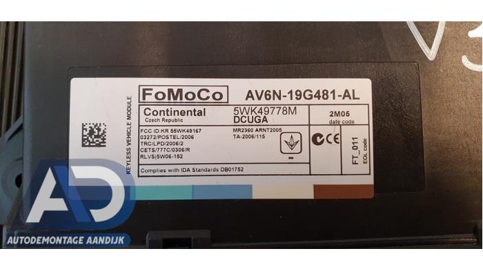 Computer Body Control van een Ford Focus 3 1.0 Ti-VCT EcoBoost 12V 100 2012