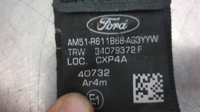 Veiligheidsgordel links-achter van een Ford C-Max (DXA) 1.6 TDCi 16V 2013