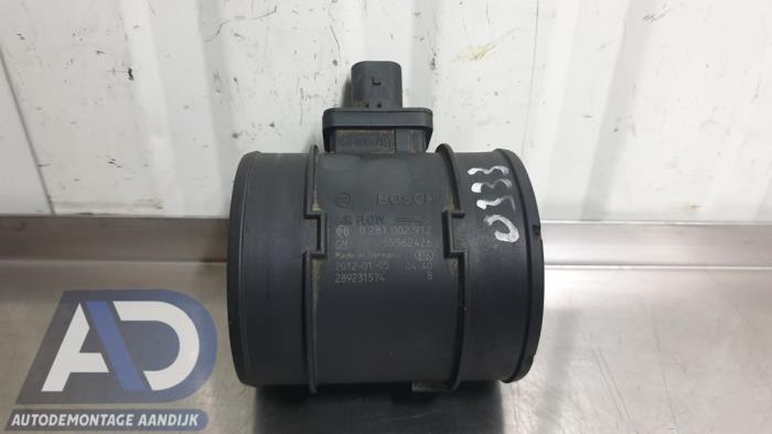 Gebruikte Luchtmassameter Opel Insignia 2.0 CDTI 16V 140 ecoFLEX Prijs € 19,99 Margeregeling aangeboden door Autodemontage Aandijk