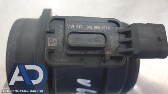 Luchtmassameter van een Volkswagen Polo V (6R) 1.4 TDI 12V 90 2017