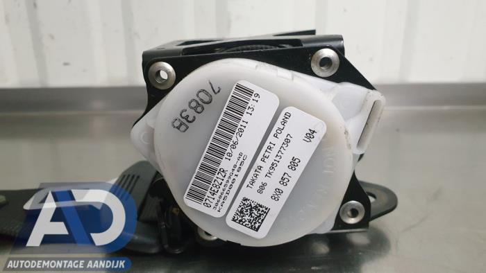 Veiligheidsgordel links-achter van een Audi A1 (8X1/8XK) 1.6 TDI 16V 2012